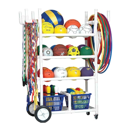 Champion Sports Heavy-Duty Cart, All-Terrain, Indoor Outdoor TWCART